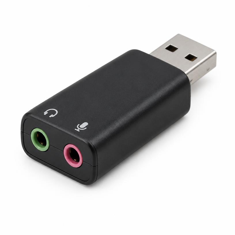 Placa de Som USB Externa 7.1